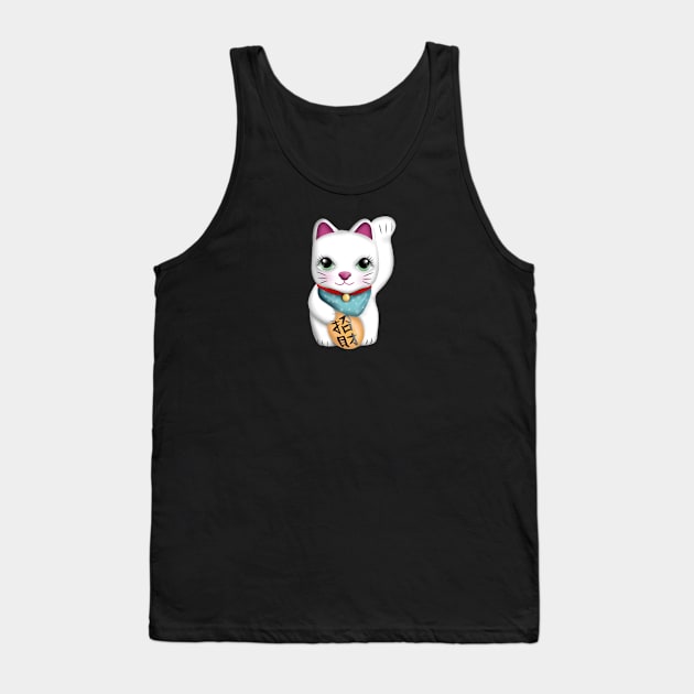 Maneki-neko Tank Top by Manxcraft